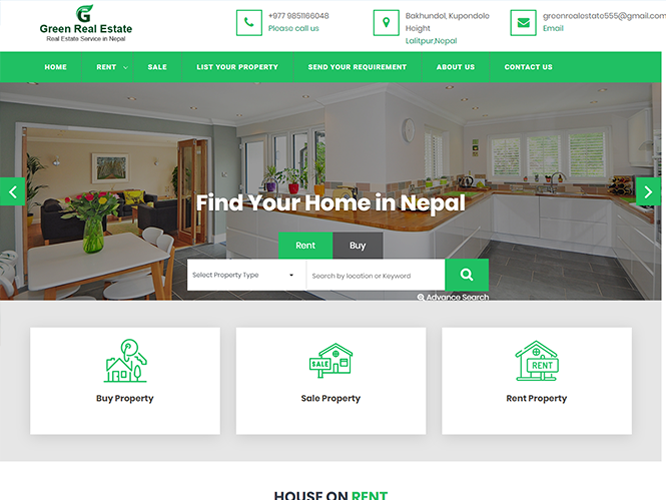 Green Real Estate - Governement Registered Realestate Agency