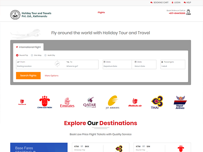 Holiday Tour & Travel Pvt. Ltd.